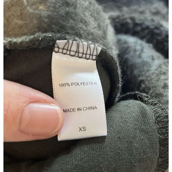 Koolaburra by UGG Women Faux-Fur Sherpa Camo Fleece Jacket XS Olive Fuzzy Cozy - Picture 6 of 12